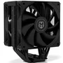 Nox Ventilador con Disipador CPU Nox Hummer H-200 LCD con Pantalla, 2 Ventiladores PWM 120mm, 6 Heatpipes, Compatible con Intel y AMD, Modelo NXHUMMERH200LCD
